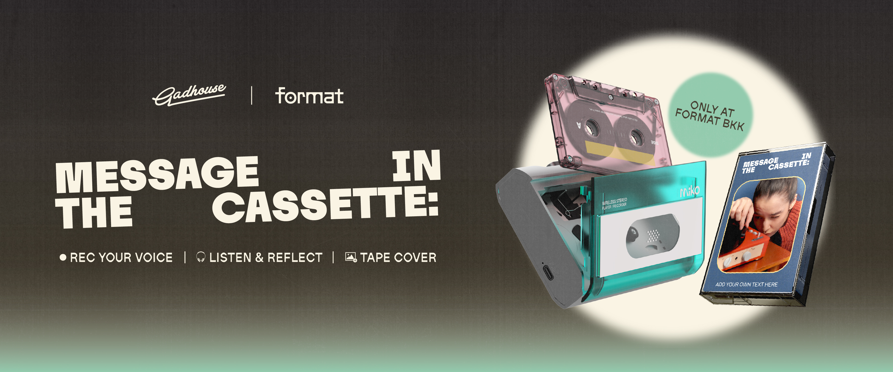  Message in the Cassette by Gadhouse Thailand